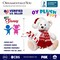 Snowy the Polar Bear Plushie, Cute Kids’ 12" Christmas Stuffed Toy, Santa Hat and Candy Cane